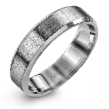 Simon G. Men Ring Platinum (White) - LG108-PT photo