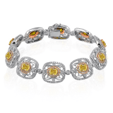 Simon G. Color Bracelet 18k Gold (Rose, White, Yellow) 6.18 ct Diamond - TB201-18K3TD photo