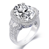 Simon G. Color Ring Platinum (White) 2 ct Diamond - MR2087-PT photo