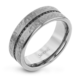 Simon G Men Ring Platinum (Black, White) 0.6 ct Diamond - LR2171-PT photo