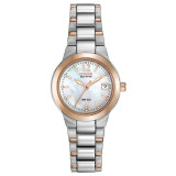 CITIZEN Eco-Drive Quartz Classic Ladies Watch Stainless Steel - EW1676-52D photo