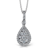 Simon G. Pendant Platinum (White) 0.55 ct Diamond - LP4247-PT photo