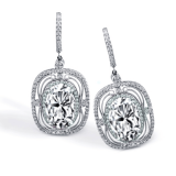 Simon G. Color Earring 18k Gold (White) 1.12 ct Diamond - TE168-18K photo