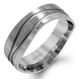 Simon G Men Ring Platinum (White) - MR2656-PT photo