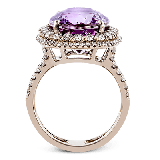 Simon G. Color Ring 18k Gold (Rose) 12.06 ct Kunzite 1.49 ct Diamond - MR2469-18K-S photo3