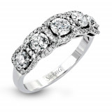 Simon G. 18k White Gold Diamond Wedding Band - MR2630 photo