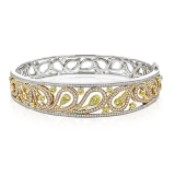 Simon G. Bangle 18k Gold (Rose, White, Yellow) 2.19 ct Diamond - MB1426-B-18K photo2