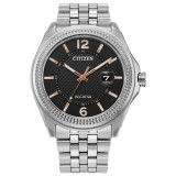 CITIZEN Eco-Drive Dress/Classic Corso Mens Watch Stainless Steel - AW1740-54H photo