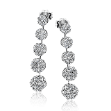 Simon G. Earring 18k Gold (White) 3.06 ct Diamond - LE4422-18K photo