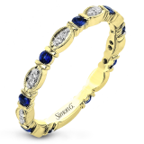 Simon G. Right Hand Ring 18k Gold (Yellow) 0.21 ct Emerald 0.08 ct Diamond - MR3108-Y-18KY photo