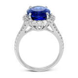 Simon G. Color Ring 18k Gold (White) 7.01 ct Tanzanite 1.16 ct Diamond - MR2889-18K-S photo3