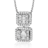 Simon G. Pendant 18k Gold (White) 0.73 ct Diamond - LP4442-18K photo