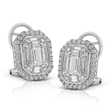 Simon G. Earring 18k Gold (White) 2.38 ct Diamond - ME1749-18K photo