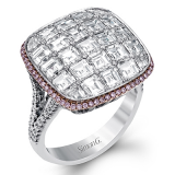 Simon G. Color Ring 18k Gold (Rose, White) 5.18 ct Diamond - MR2359-18K-S photo