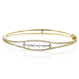 Simon G. Bangle 18k Gold (Yellow) 0.72 ct Diamond - LB2275-Y-18K photo