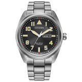 CITIZEN Eco-Drive Quartz Garrison Mens Watch Super Titanium - BM8560-53E photo