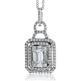 Simon G. Pendant 18k Gold (White) 0.7 ct Diamond - LP4316-18KW photo