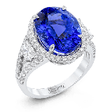Simon G. Color Ring 18k Gold (White) 7.83 ct Tanzanite 1.24 ct Diamond - R9269-18K-S photo