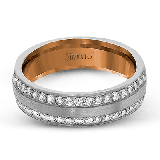 Simon G. Men Ring 18k Gold (Rose, White) 0.5 ct Diamond - LG183-18K photo2