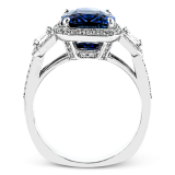 Simon G. Color Ring 18k Gold (White) 4.48 ct Sapphire 0.94 ct Diamond - TR540-18K-S photo3