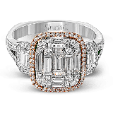 Simon G. Right Hand Ring Platinum (Rose, White) 1.18 ct Diamond - MR2638-PTRW photo2