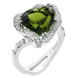 Simon G. Color Ring 18k Gold (White) 6.76 ct Tourmaline 0.71 ct Diamond - LR3109-18KW photo