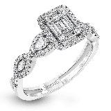 Simon G. Right Hand Ring Platinum (White) 0.78 ct Diamond - MR2636-PT photo