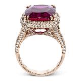 Simon G. Color Ring 18k Gold (Rose) 11.71 ct Rubellite 1.04 ct Diamond - LR1135-18K-S photo3