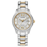 CITIZEN Eco-Drive Dress/Classic Eco Crystal Eco Ladies Stainless Steel - FE1146-71A photo