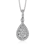 Simon G. Pendant 18k Gold (White) 0.55 ct Diamond - LP4247-18K photo