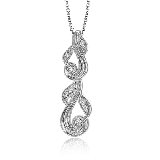 Simon G. Pendant 18k Gold (White) 0.1 ct Diamond - TP473-18K photo