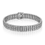 Simon G. Bracelet 18k Gold (White) 12.42 ct Diamond - LB2207-18K photo