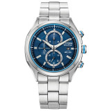 CITIZEN Eco-Drive Quartz Sport Casual Mens Watch Stainless Steel - CA0430-54M photo