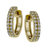 Simon G. Hoop Earring 18k Gold (Yellow) 0.53 ct Diamond - ER369-Y-18K photo