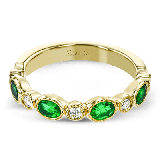 Simon G. Color Ring 18k Gold (Yellow) 0.65 ct Emerald 0.15 ct Diamond - LR2462-Y-18K photo2