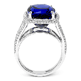 Simon G. Color Ring 18k Gold (White) 14.25 ct Tanzanite 0.89 ct Diamond - MR1786-18K-S photo3