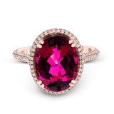 Simon G. Color Ring 18k Gold (Rose) 5.57 ct Rubellite 0.71 ct Diamond - MR2407-18K-S photo2