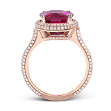 Simon G. Color Ring 18k Gold (Rose) 5.57 ct Rubellite 0.71 ct Diamond - MR2407-18K-S photo3