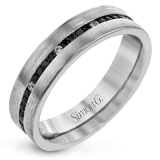 Simon G Men Ring 18k Gold (Black, White) 0.66 ct Diamond - LR2172-18K photo
